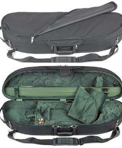 Bobelock Half Moon 1047 Black/Green 4/4 Violin Case